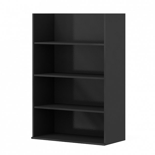 Каркас шкафа "Парламент" ПК-УНФО-КШ133Х90-В1-927 черный - Вид 1