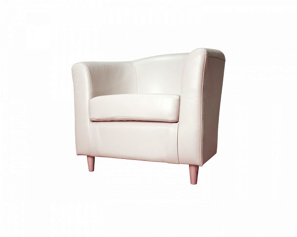 Кресло "Мак" в коже - Вид 1