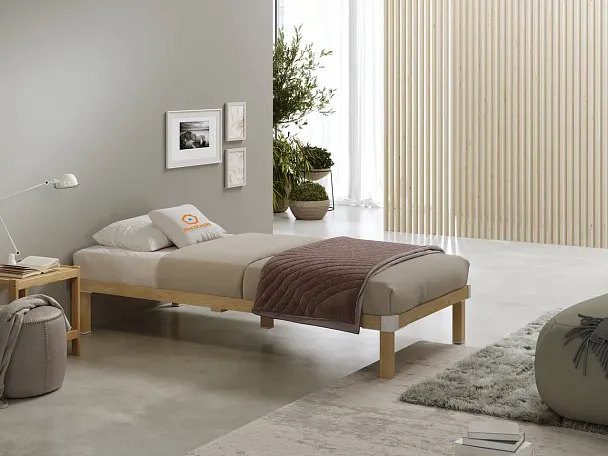 Кровать - подиум деревянная Канапе 2 800х2000, береза, цвет натуральный - Вид 5