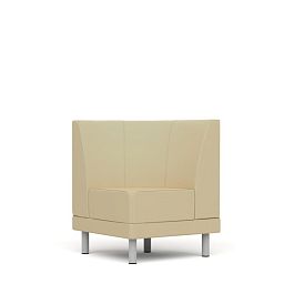 Секция угловая внутренняя Александрия экокожа бежевая CN1123 - Фото предпросмотра