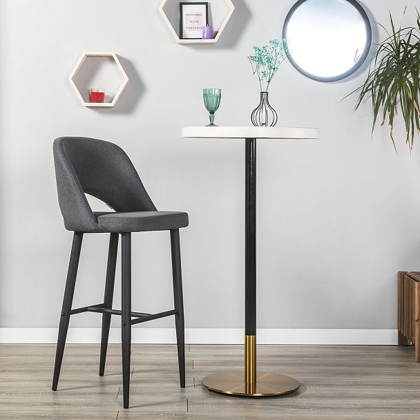 Стул Бар.Lars тёмно-серый/черный - Вид 9