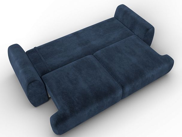 Диван прямой Лига-115 НПБ Велюр синий - Вид 8