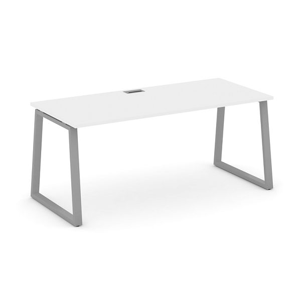 Style Project Direct Direct Стол письменный SN-6T1.SR-013.M Белый/Металл Серый 1380*700*750 - Вид 1