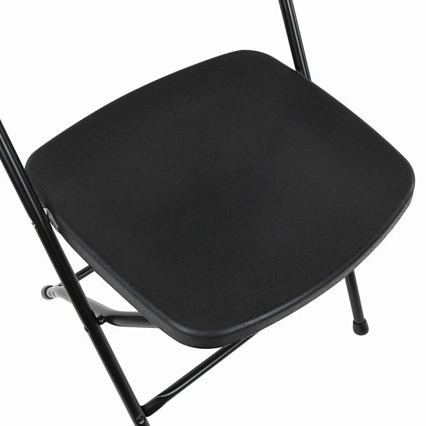 Стулья складные BRABIX "Golf CF-002", КОМПЛЕКТ 4шт., черный каркас, пластик черный, 533030 - Вид 14