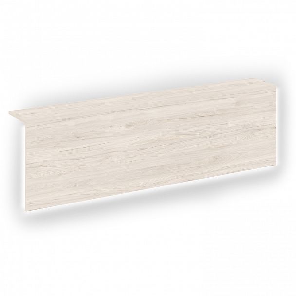 Накладка с подсветкой прямая высокая на 2 модуля "Onix" О.R-NP.V-138.2.S денвер светлый - Вид 1