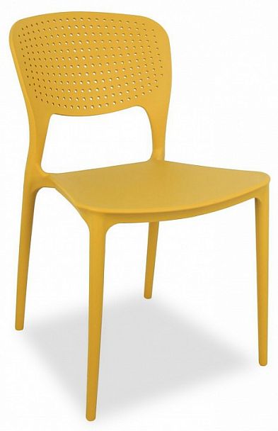 Стул Spot жёлтый, стопируемый - Вид 1