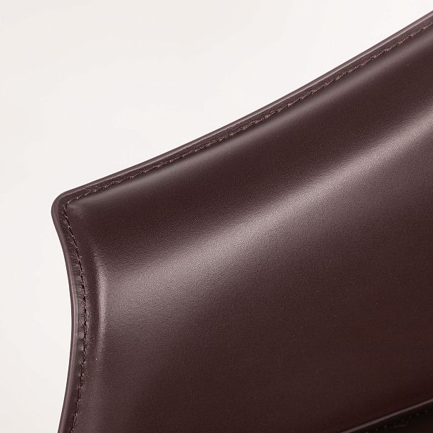 Стул полубарный GIO, кожа коричневый - Вид 10