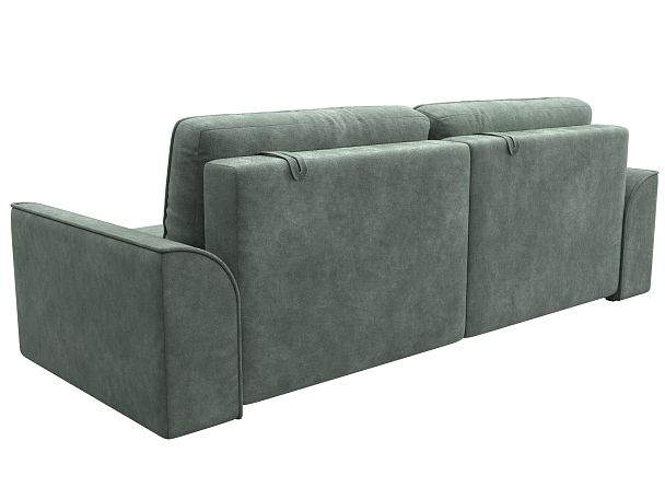 Диван прямой Лига-048 НПБ Велюр зеленый - Вид 5
