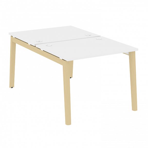 Рабочая станция "Onix wood" OW.D.RS-2.1.8 белый/дуб светлый - Вид 1