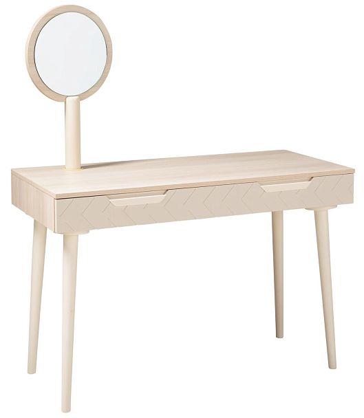 Зеркало для стола туалетного Сканди Жемчужно-белый - Вид 3