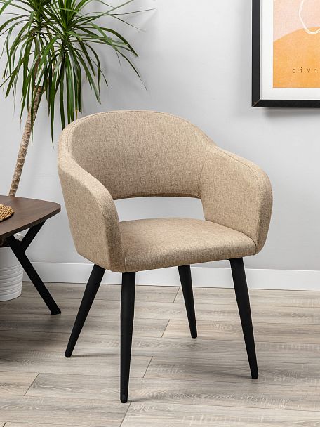 Кресло Oscar Браун/Чёрный - Вид 9