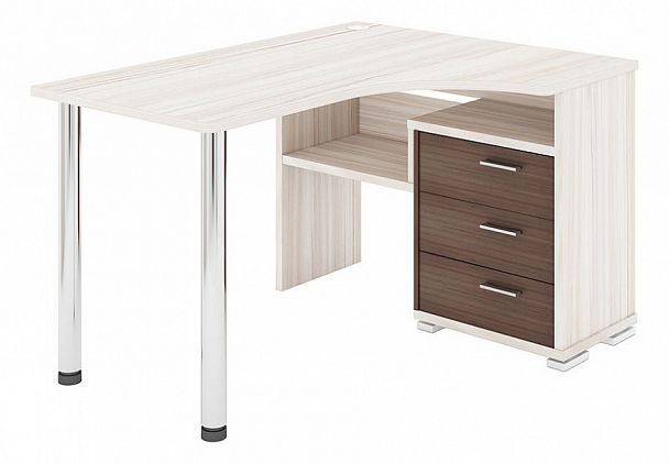 Стол письменный Домино СР-132С Карамель/Шамони правый - Вид 1