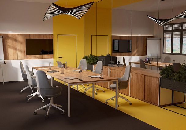 Стол линза Tess 120x80x75 дуб шамони светлый - Вид 16