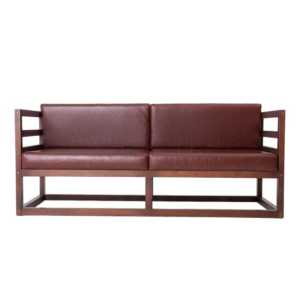 Диван лофт Магнус мини, экокожа Brown - Вид 4