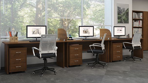 Стол эргономичный правый Trend 140x90x75 дуб феррара - Вид 25