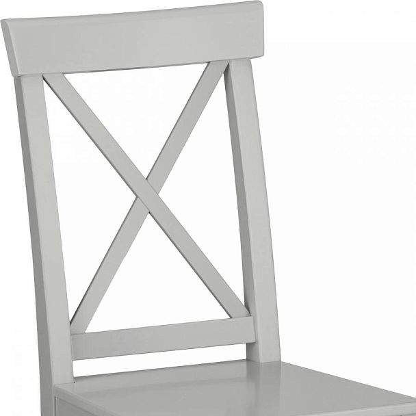 Комплект деревянных стульев с жестким сиденьем Бергольф Серый, 2 шт. - Вид 7