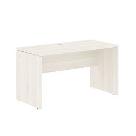 Стол прямой EDST 1367 Ясень Траун/Белый 1360х670х750 EDIS - Фото предпросмотра
