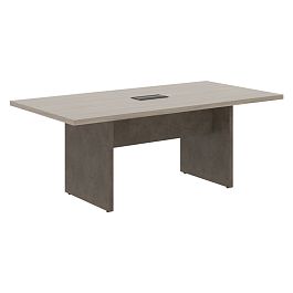 Стол для заседаний СФ-531101 Дрифтвуд/Бетон чикаго темно-серый 2000х1020х760 WOOD&STONE - Фото предпросмотра