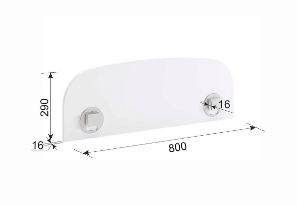 Ограничитель для кровати XYZ-123.2553 дуб крафт золотой - Вид 4