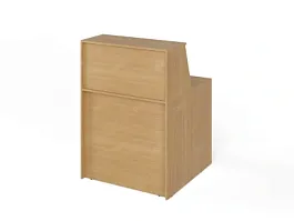 ЛАЙТ / LIGHT RLG065-9x9 Блок ресепшн 90x90x125 Бук - Фото предпросмотра