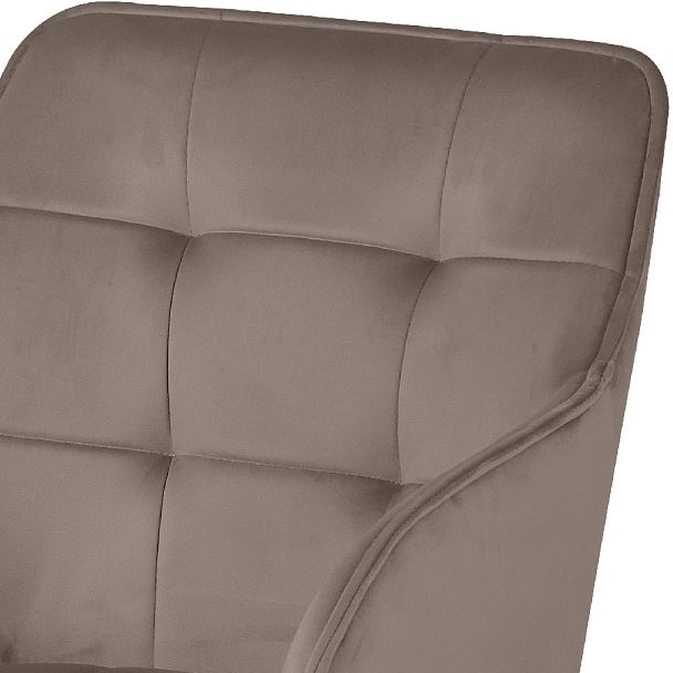 Комплект полубарных поворотных кресел Мони К, Confetti mocco/черный, 3 шт. - Вид 7