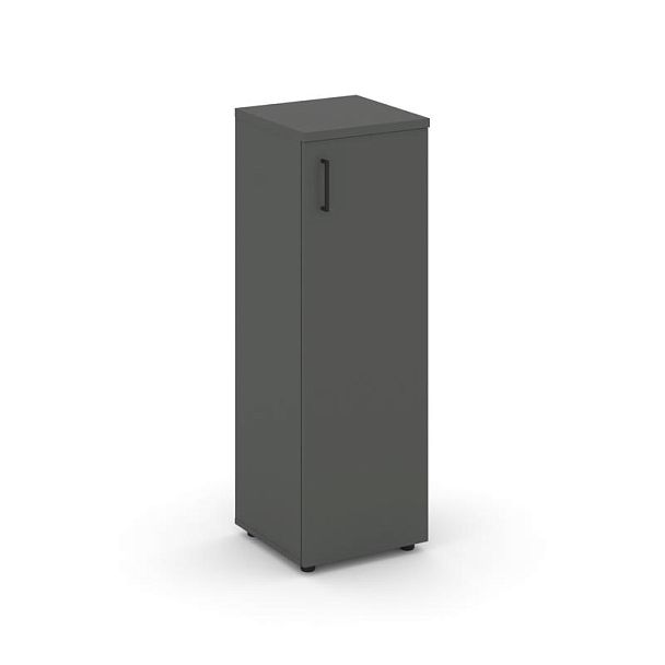 Стайл Проджект Шкаф средний узкий SN.STU-204(R) Антрацит/Черный Ручки 400*400*1203 - Вид 1