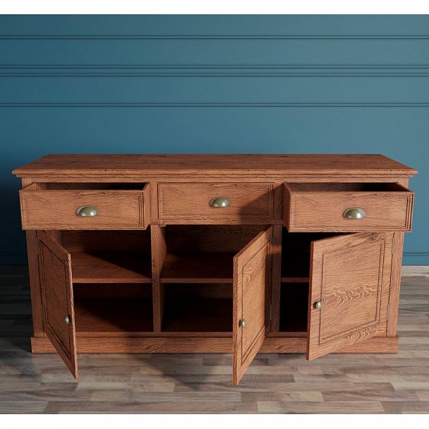 Комод 3 двери "Palermo natural" PL1044OAK - Вид 2