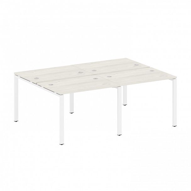 Рабочая станция "Metal System" БП.СМ-4.1 дуб наварра/белый - Вид 1