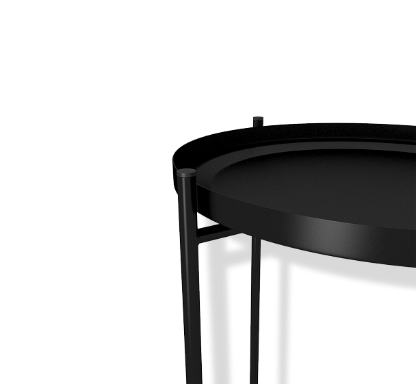 Столик журнальный Sheffilton SHT-CT8 черный муар - Вид 4