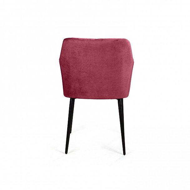 Стул с подлокотниками Robert, бархат винно-красный 16 - Вид 5
