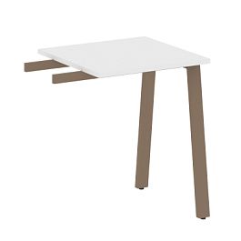 Metal System Приставной элемент на А-образном м/к БА.ПР-1 Белый/Мокко металл 600*600*750 - Фото предпросмотра