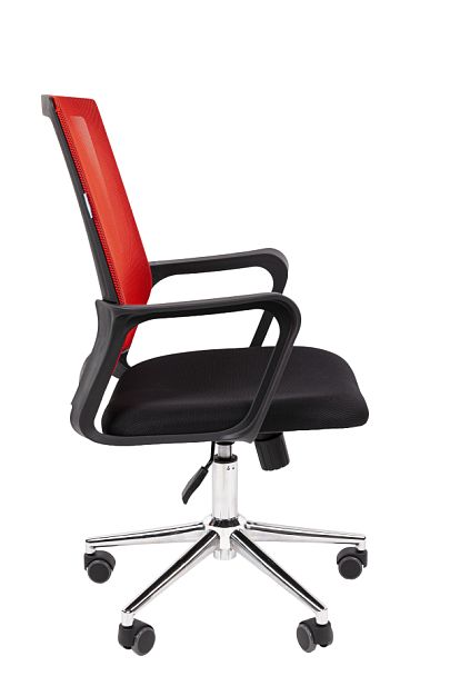 Офисное кресло Chairman 606 Россия TW красный хром - Вид 3
