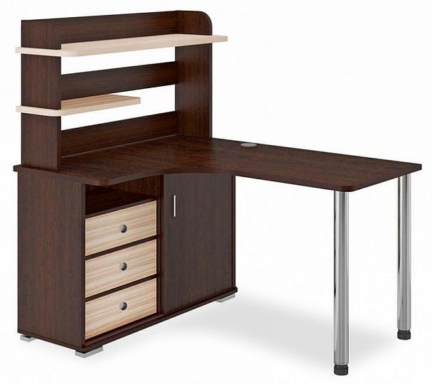 Стол компьютерный Домино СР-145М Венге/Карамель левый - Вид 1