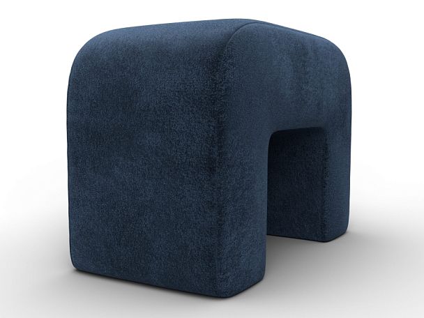 Пуф 008 Велюр синий - Вид 3