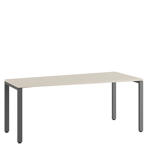 Стол трапеция правый Tess 180x80x75 дуб шамони светлый - Вид 1