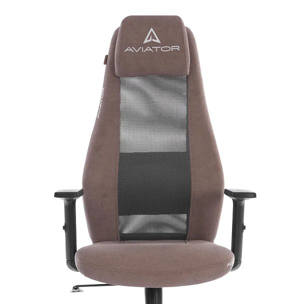 Кресло Авиатор Плт Металбл/Aviator Plt Metalbl, ткань, светло-коричневый/серый - Вид 6