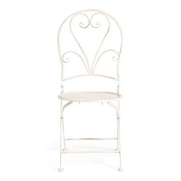 Стул Лав Чаир/Love Chair (PL08-11140), стальной сплав, античный белый - Вид 4
