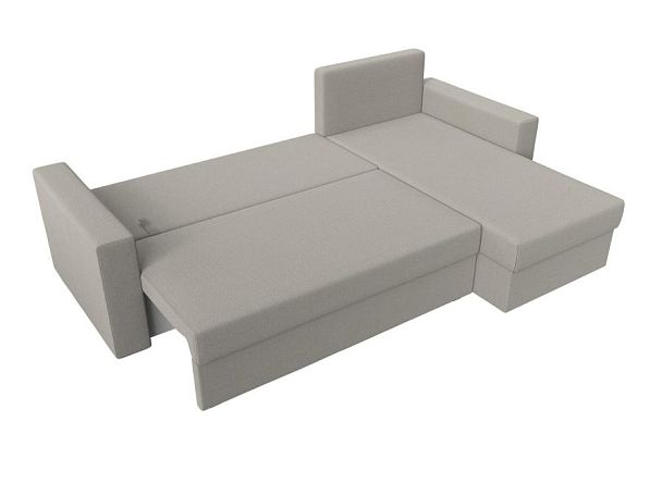 Диван угловой Траумберг Лайт правый угол Рогожка бежевый - Вид 8