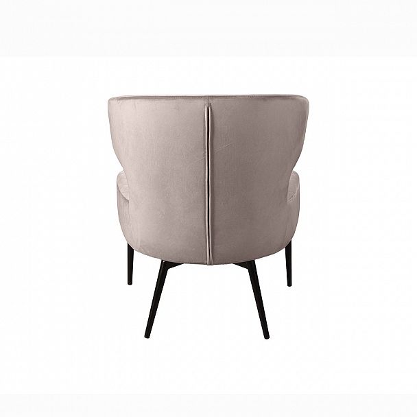 Кресло Richard ромб, бархат пепельно-бежевый 25 - Вид 6