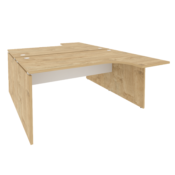 Onix Рабочая станция O.D.SA-4 Тиквуд светлый/Белый бриллиант 1580*2395*750 (1635/460) - Вид 1