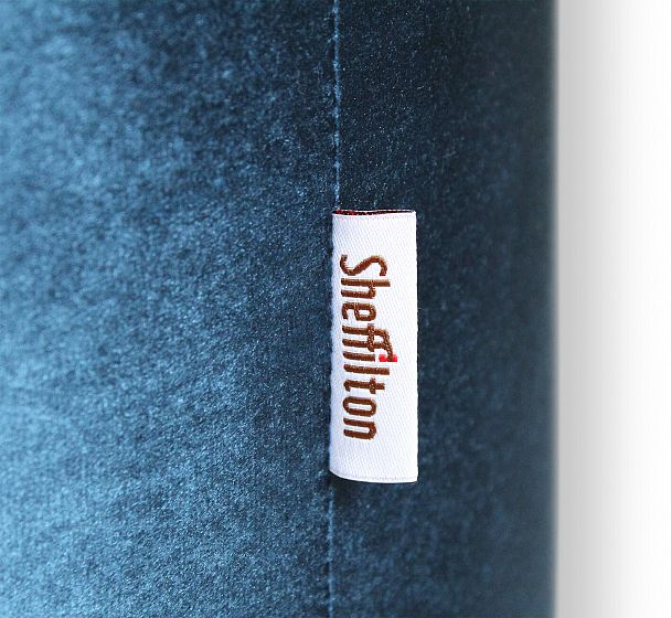 Пуф Sheffilton SHT-B8 морская глубина/золото - Вид 5