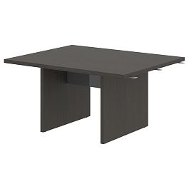 Стол переговорный 1500 составной СП-064-25-20 Дуб Мореный/Серый глянец 1500х1200х750 KANON - Фото предпросмотра