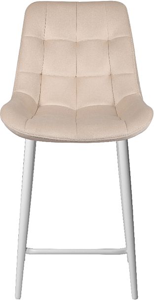 Полубарный поворотный стул Эйден, Confetti cream/белый - Вид 3