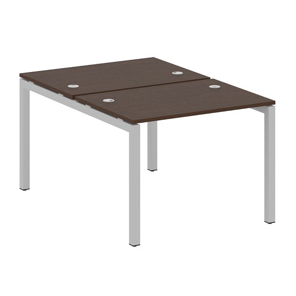 Metal System Quattro Р. ст. на П-образном м/к 50БП.РАС-СП-2.1 Венге/Серый металл 1000*1475*750 - Вид 1