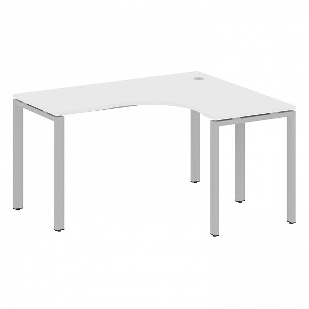 Стол "Metal System" БП.СА-3 белый/серый - Вид 1