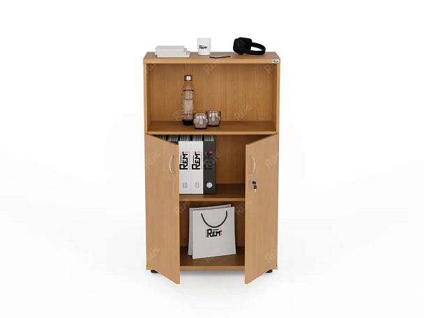 ЛАЙТ / LIGHT RLG034-70x35 Шкаф комбинированный 70x35x113 Бук - Вид 2