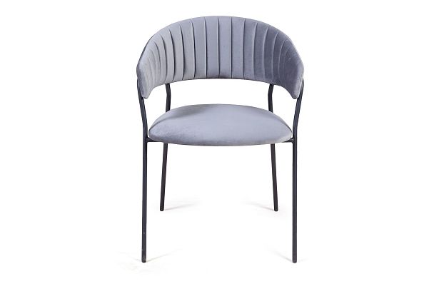 Стул Kelly с подлокотниками, бархат серый 27 - Вид 8