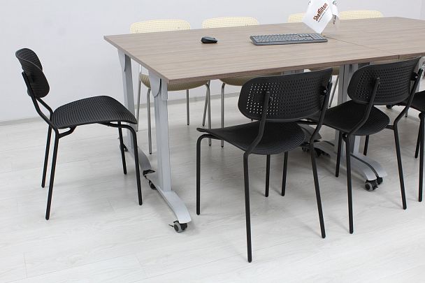 Стул  Точка Роста Sheffilton SHT-S85М красный/черный муар, стопируемый - Вид 6