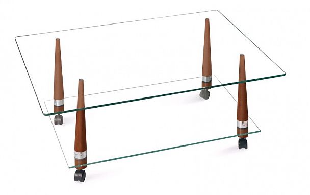 Стол журнальный Сенатор-13 1000x600х440 вишня "Журнальные столы" ТК-002561000739 бордовый - Вид 1