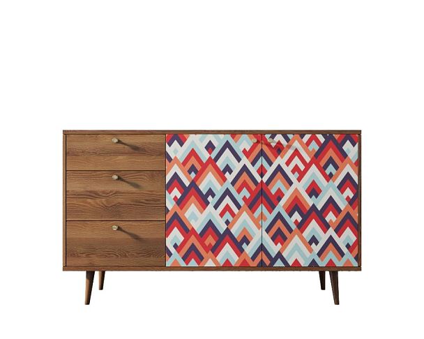 Комод Berber с двумя дверками и ящиками 2 принт арт BB05/Print_02 - Вид 1